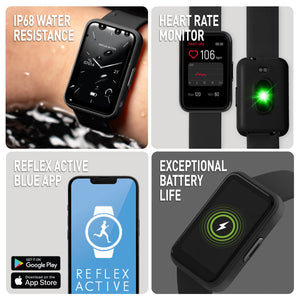 Reflex Active SERIES 49 Smart Calling Watch Black Strap