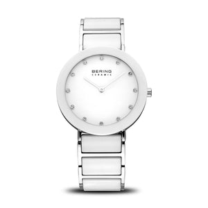 BERING Ceramic Polished Silver Ladies