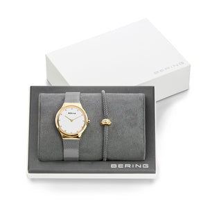 BERING Classic Polished Gold Ladies Gift Set