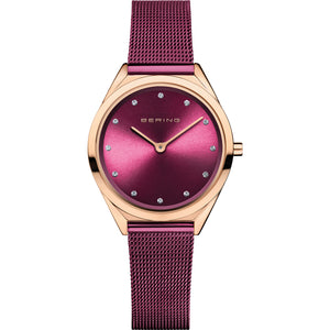Bering Ladies Ultra Slim Purple Watch