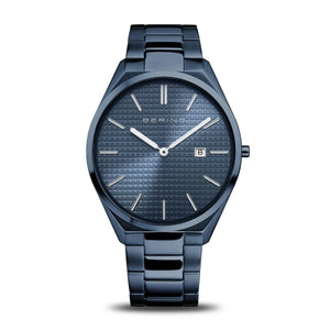 BERING ULTRA Slim Blue Dial Men's Watch 17240-797