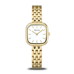 BERING Classic Polished Gold Angular Watch 17926-734