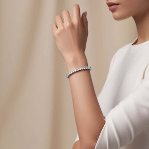 14KWY Lab-Grown Diamond Tennis Bracelet 3.00CTW