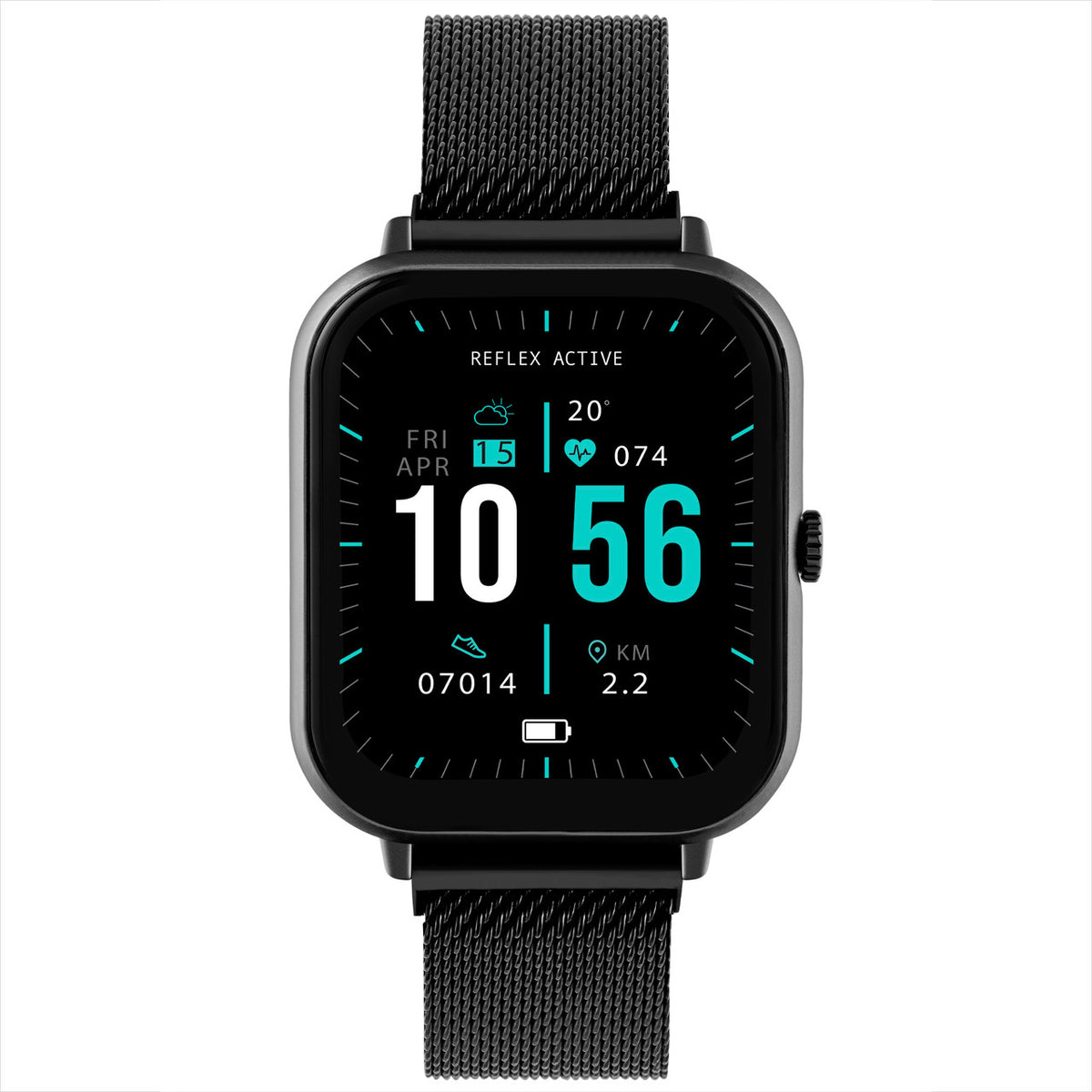 Reflex Active SERIES 23 Black Case & Black Mesh Band RSA23-4076