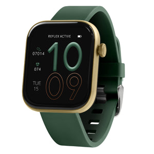 Reflex Active SPECTRA 300 S LITE - Amoled, Gold Aluminium Bezel, Green Silicone Strap