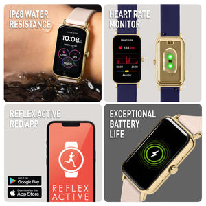 Reflex Active SERIES 53 Smart Calling Watch Nude with Black Strap Set