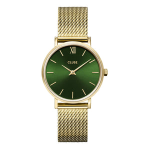 CLUSE Minuit Green / Gold Mesh CW10206