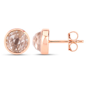 9K Gold Briolette Gem Earrings