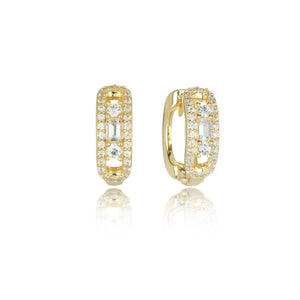 JASMINE HOOP EARRINGS GOLD
