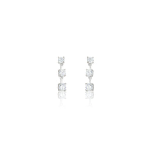 TRILOGY EARRINGS SILVER
