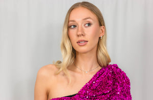 SWEETHEART MINI HEART FRESHWATER PEARL DROPLET PINK