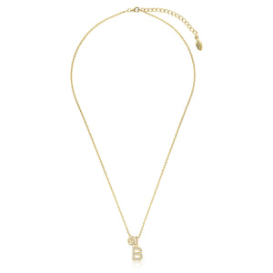 LUXURY LETTERS B INITIAL PENDANT GOLD