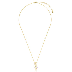 LUXURY LETTERS N INITIAL PENDANT GOLD