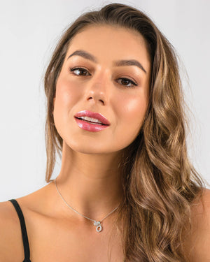 LUXURY LETTERS O INITIAL PENDANT SILVER