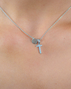 LUXURY LETTERS T INITIAL PENDANT SILVER