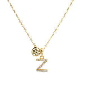 LUXURY LETTERS Z INITIAL PENDANT GOLD