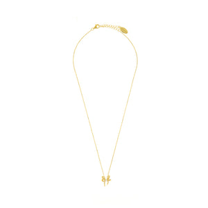 SWEETHEART BOW NECKLACE GOLD
