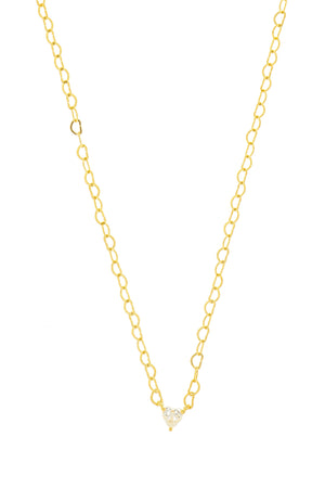 SWEETHEART HEART CHAIN NECKLACE GOLD