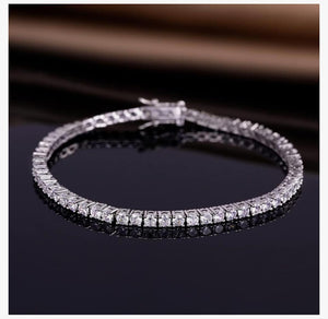 14K Gold 4.00 CTW Lab Diamond (G/Vs) Tennis Bracelet AGI Certified