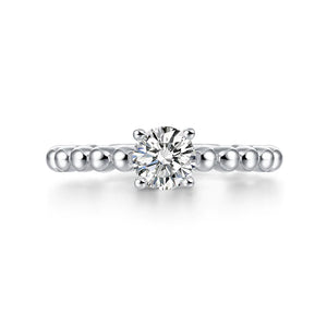 14K Gold Lab Grown 0.50cts Diamond Ladies Solitaire Ring MLGR001