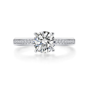 14K Gold Lab Grown 1ct Diamond Ladies Ring MLGR005