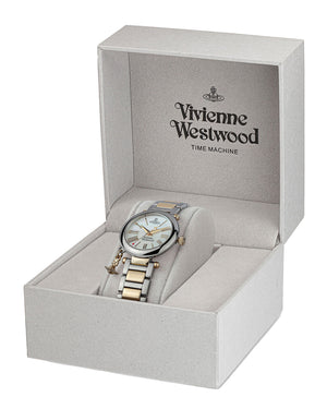 Vivienne Westwood Mother Orb Two Tone Strap Watch