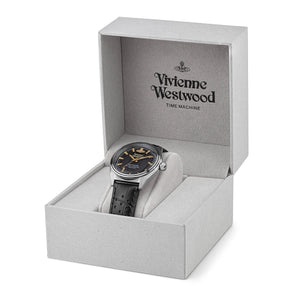 Vivienne Westwood Sydenham Watch Black Leather Strap