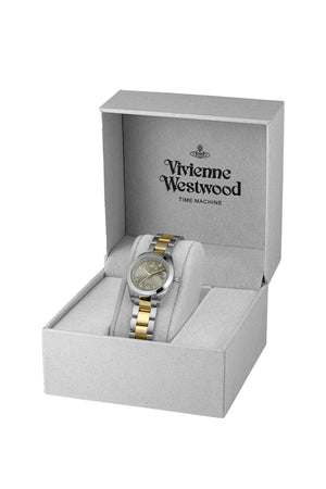 Vivienne Westwood Westwood Fenchurch Silver Dial Two Tone Strap Watch