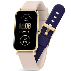 Reflex Active SERIES 53 Smart Calling Watch Nude with Black Strap Set