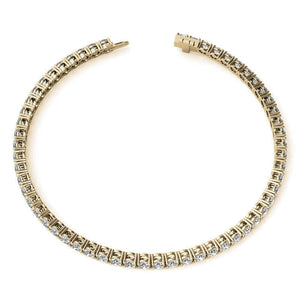 14K Gold 4.00 CTW Lab Diamond (G/Vs) Tennis Bracelet AGI Certified