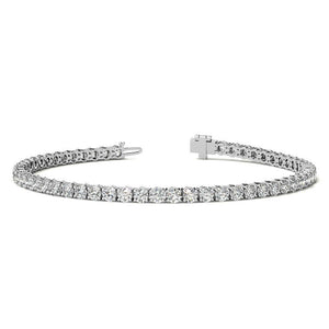 14KWY Lab-Grown Diamond Tennis Bracelet 3.00CTW
