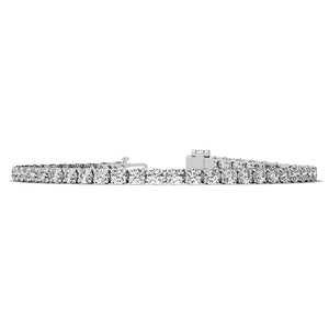 14K/Sterling Silver Lab Grown Diamond Tennis Bracelet 6.00CTW