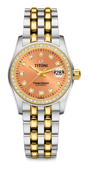 TITONI Cosmo Queen Automatic Ladies Watch 729 SY-DB-722