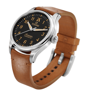 TITONI Airmaster Titanium Chronometer Automatic Gents Watch 73906 T-ST-723