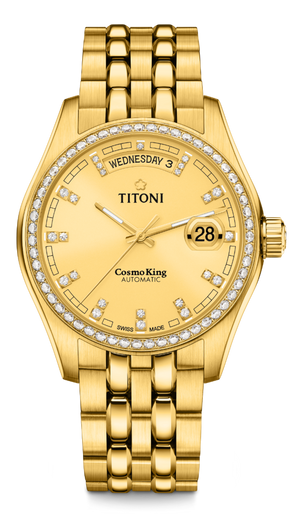 TITONI Cosmo King Automatic Gents Watch 797 G-DB-306