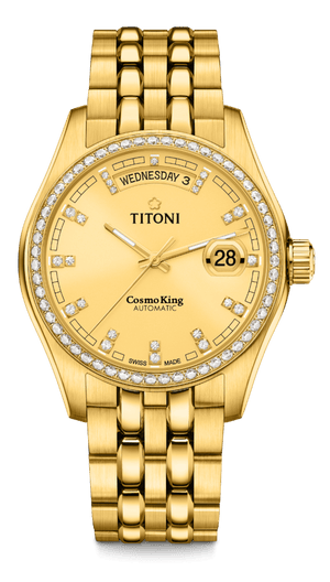 TITONI Cosmo King Automatic Gents Watch 797 G-DB-306