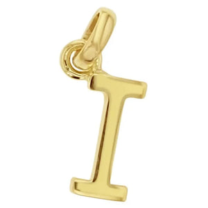 9KY GOLD Alphabet Initial Charm