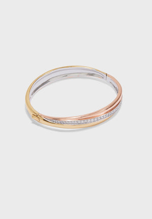 Russian Sparkle Bangle Bracelet CZBA150