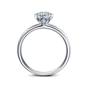 18CT White Gold Brilliant Cut Diamond Mount