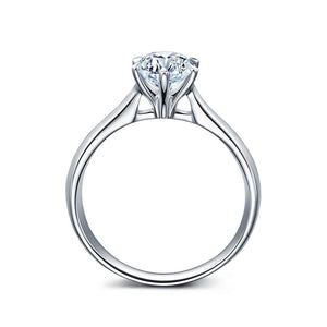 18CT White Gold Brilliant Cut Semi Diamond Mount