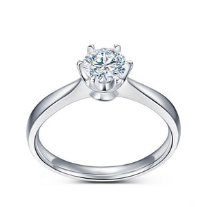 18CT White Gold Brilliant Cut Diamond Mount