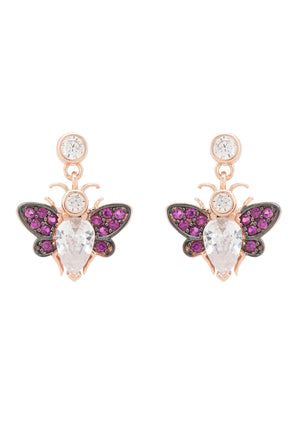 Bumble Bee Earring Rosegold