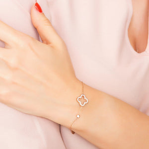 Open Clover Bracelet