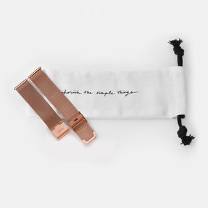 CLUSE 18mm Strap Mesh Rose Gold