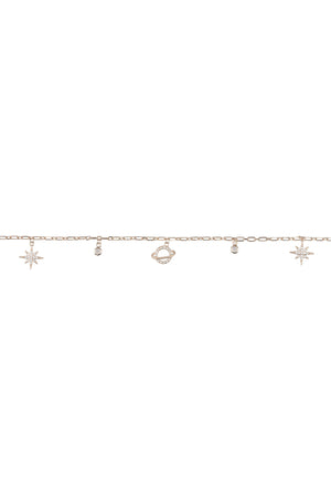 Galactic Anklet Rosegold