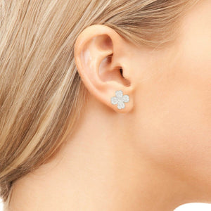 Lucky Four Leaf Clover Earring