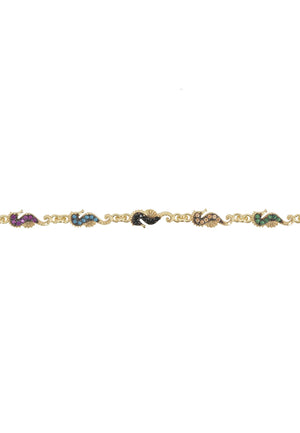 Seahorses Bracelet Gold