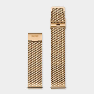 CLUSE 20mm Strap Gold Mesh