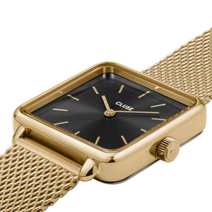 CLUSE La Tetragone Gold Black/Gold Mesh CW10308