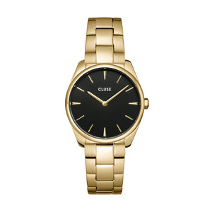 CLUSE Feroce Petite Steel Black/Gold Link CW11208